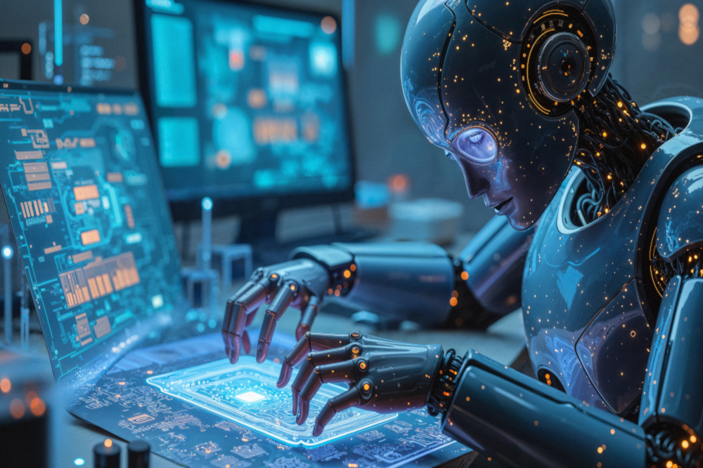 AI at the computer